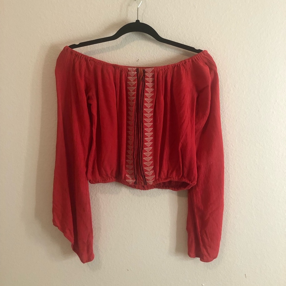 kendall & kylie off the shoulder top